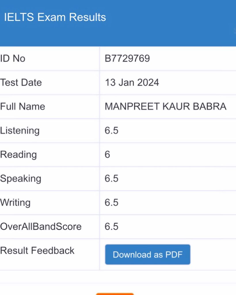 IELTS Success Stories